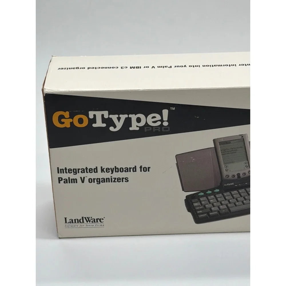 LandWare GoType Pro Keyboard for Palm V IBM WorkPad c3 Vintage PDA Accessory